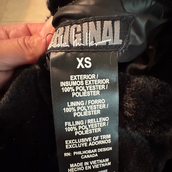 Nicole Miller Reversible Cozy Quilted Faux Fur Insulated Puffer Vest, XS - Picture 5 of 8